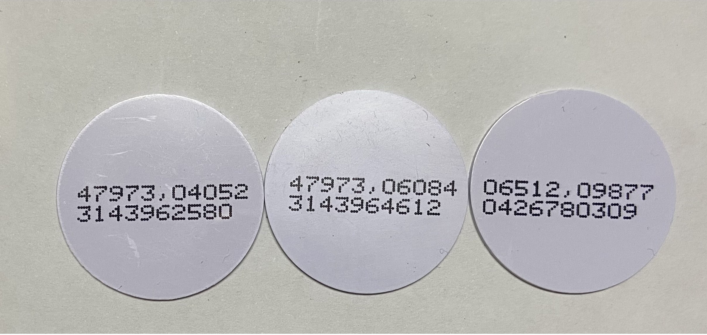 PVC RFID tag