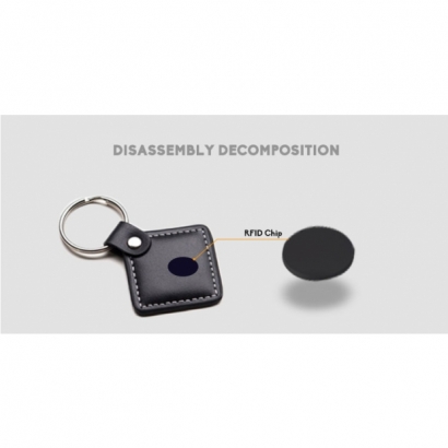 RFID smart Leather keyfob-2